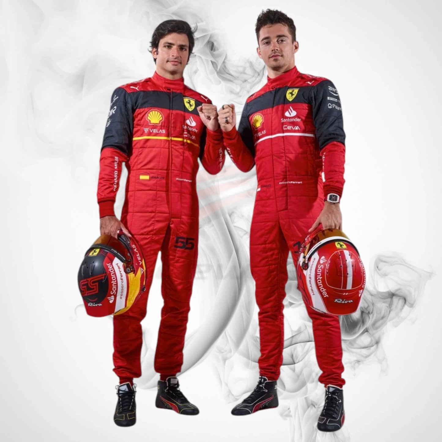 2022 Carlos Sainz Formula 1 Ferrari Team Race Suit
