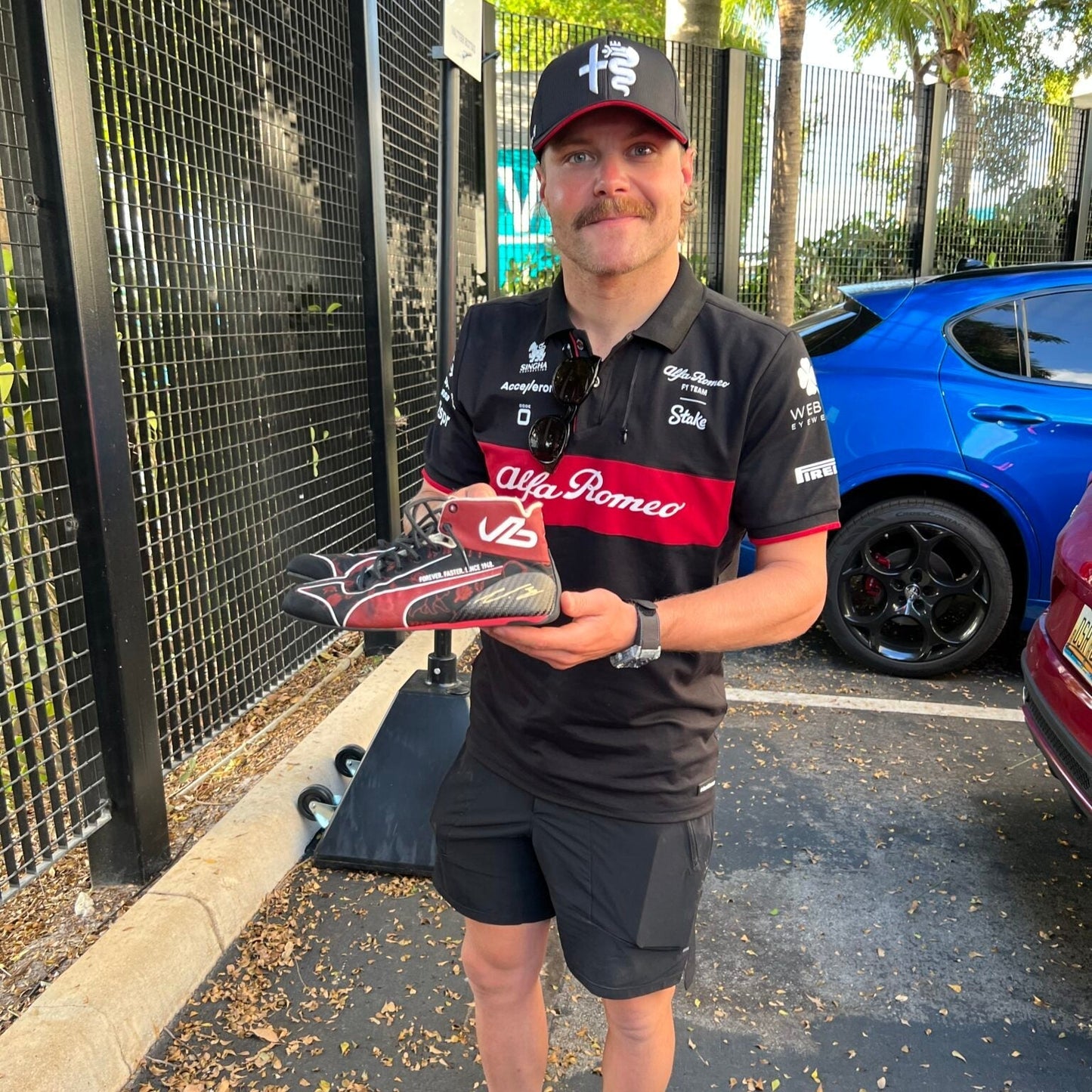 Valtteri Bottas 2023 Miami GP Alfa Romeo F1 Race Boots