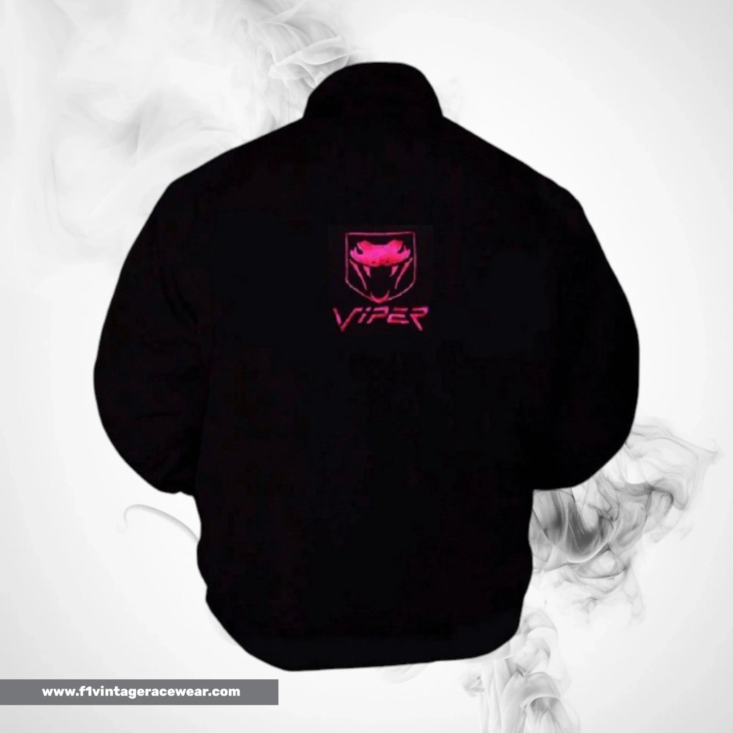 Dodge Viper Fangs Motorsport Jacket Black Pink Racing Wear