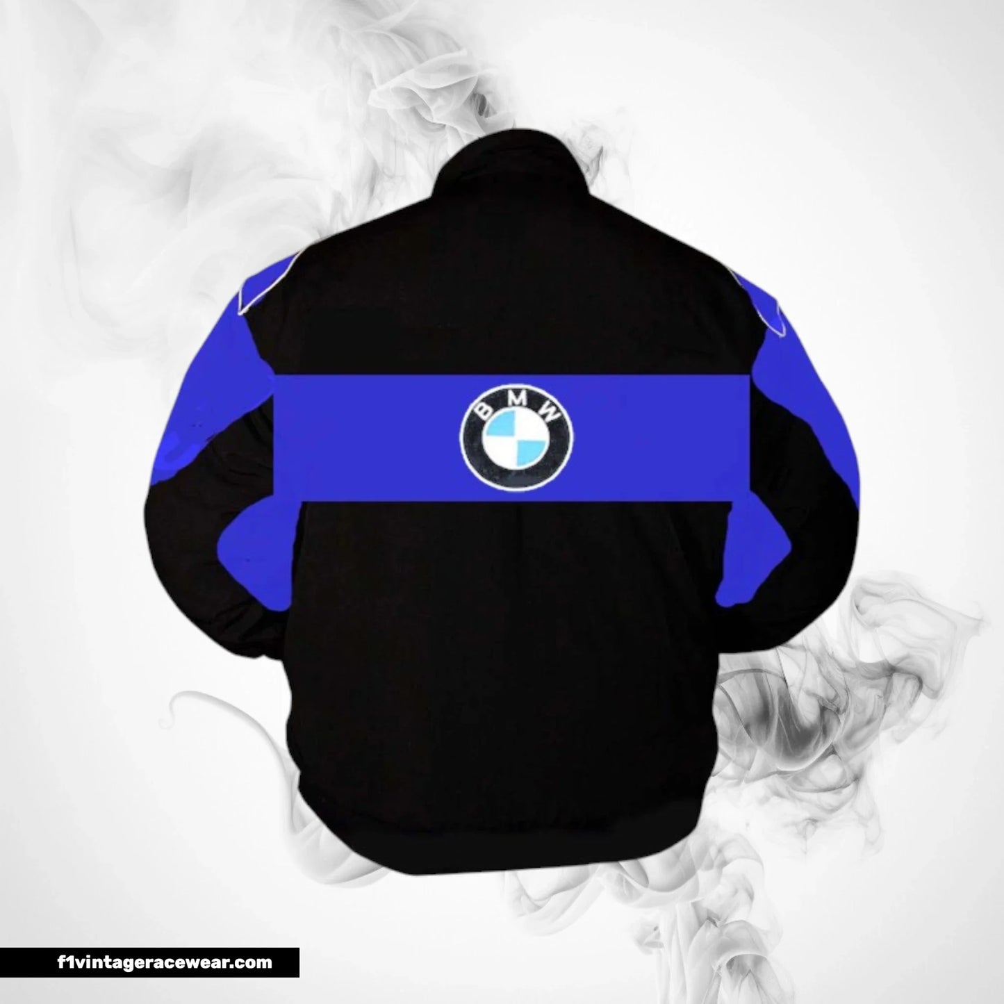 BMW Williams F1 Racing Jacket Black and Royal Blue Motorsport Style
