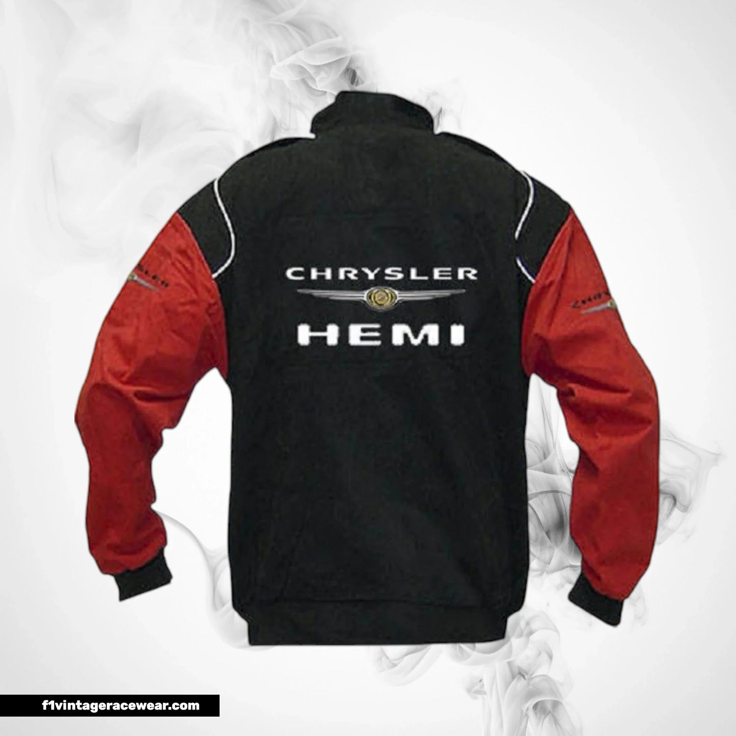 Chrysler Hemi Motorsport Jacket Black Red Racing Wear