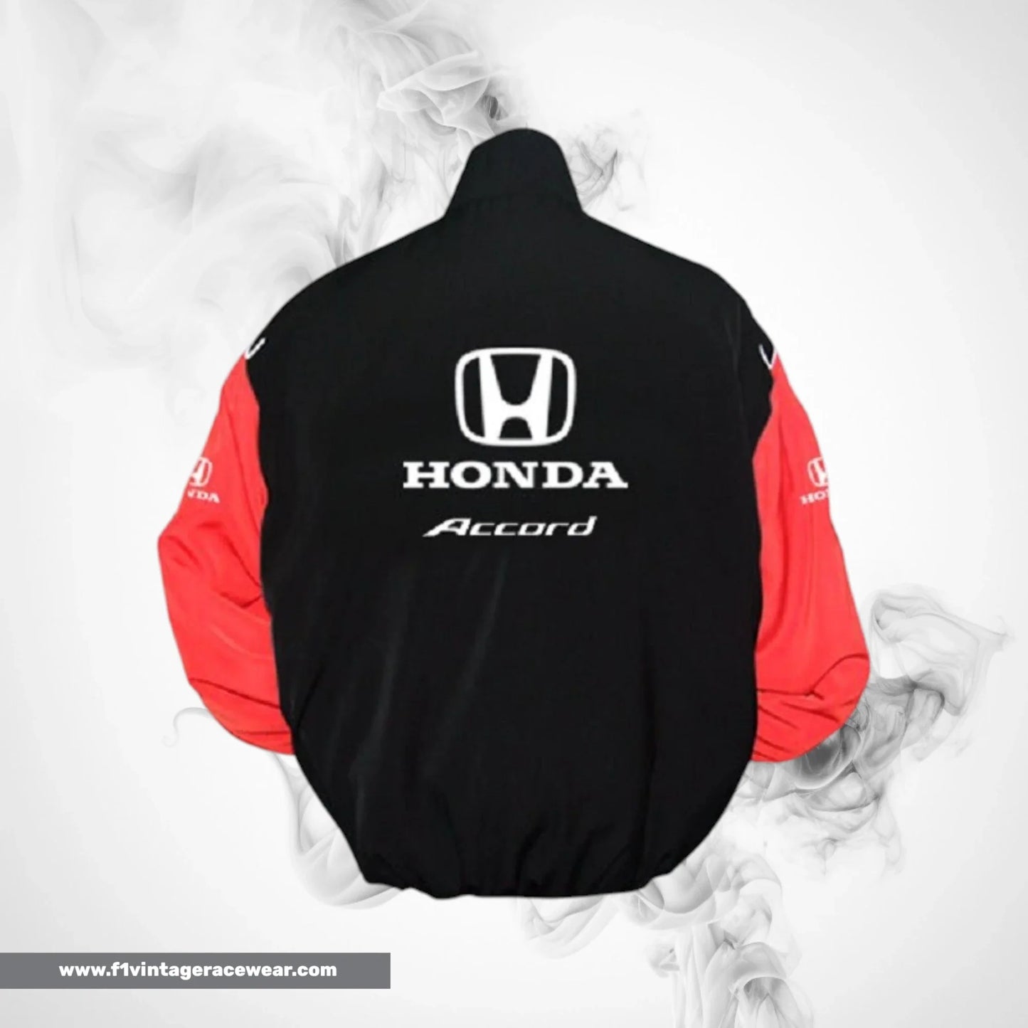 Honda Accord F1 Inspired Jacket Black Red Racing Style
