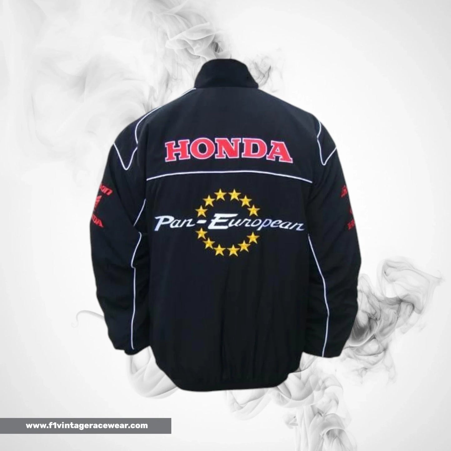 Honda Pan European F1 Inspired Jacket Black Racing Style