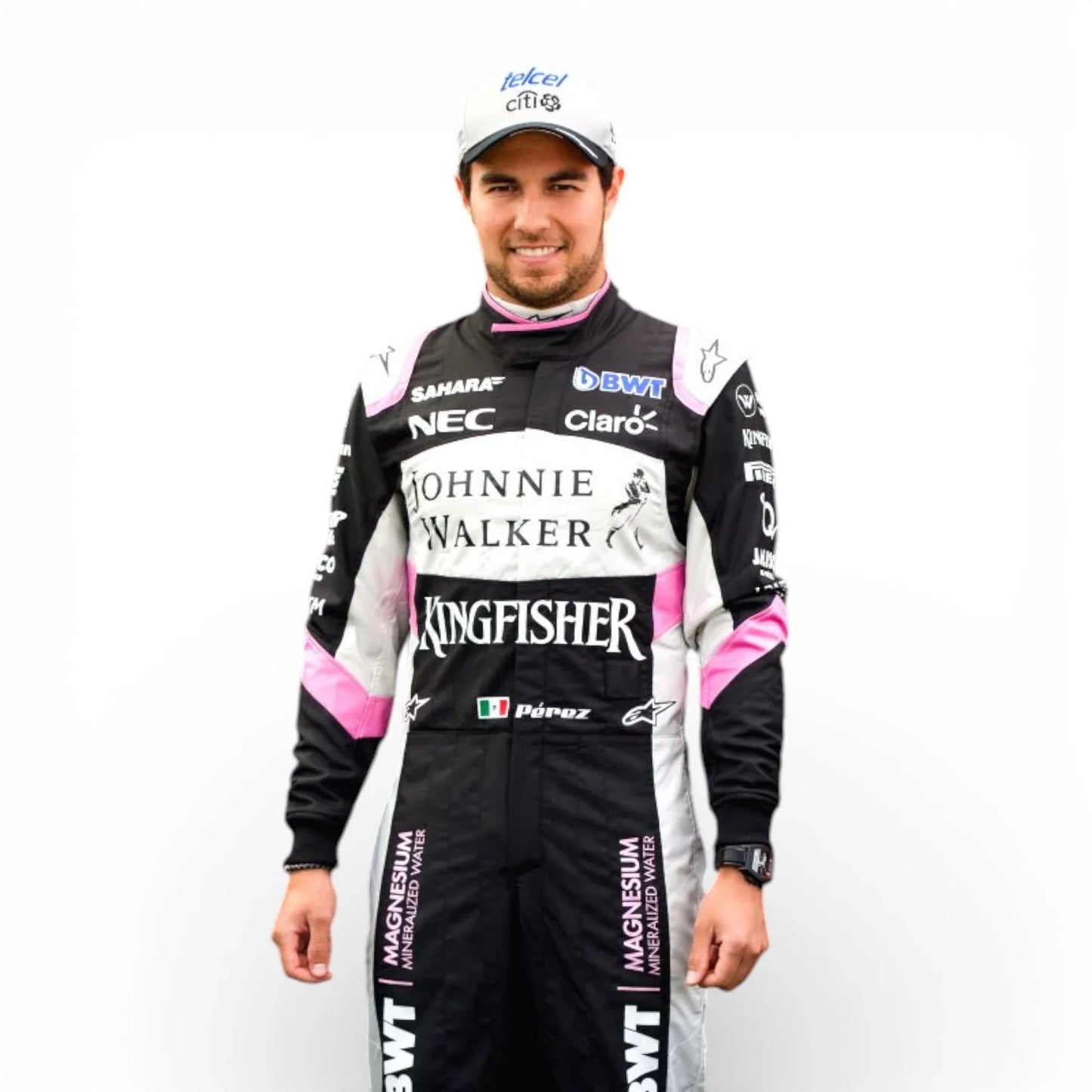 Sergio Perez 2017 Sahara Force India Formula 1 Suit - Rustle Racegear