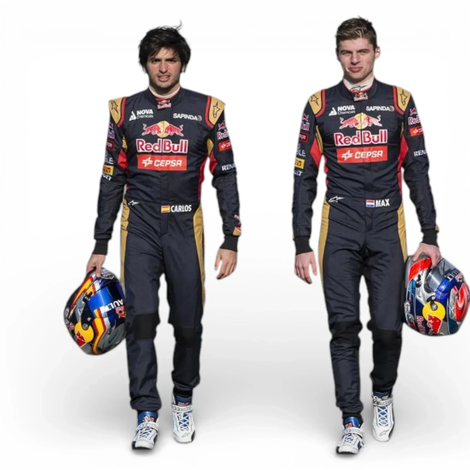 Max Verstappen 2015 Scuderia Toro Rosso Red Bull F1 Vintage Race Suit - Rustle Racegear