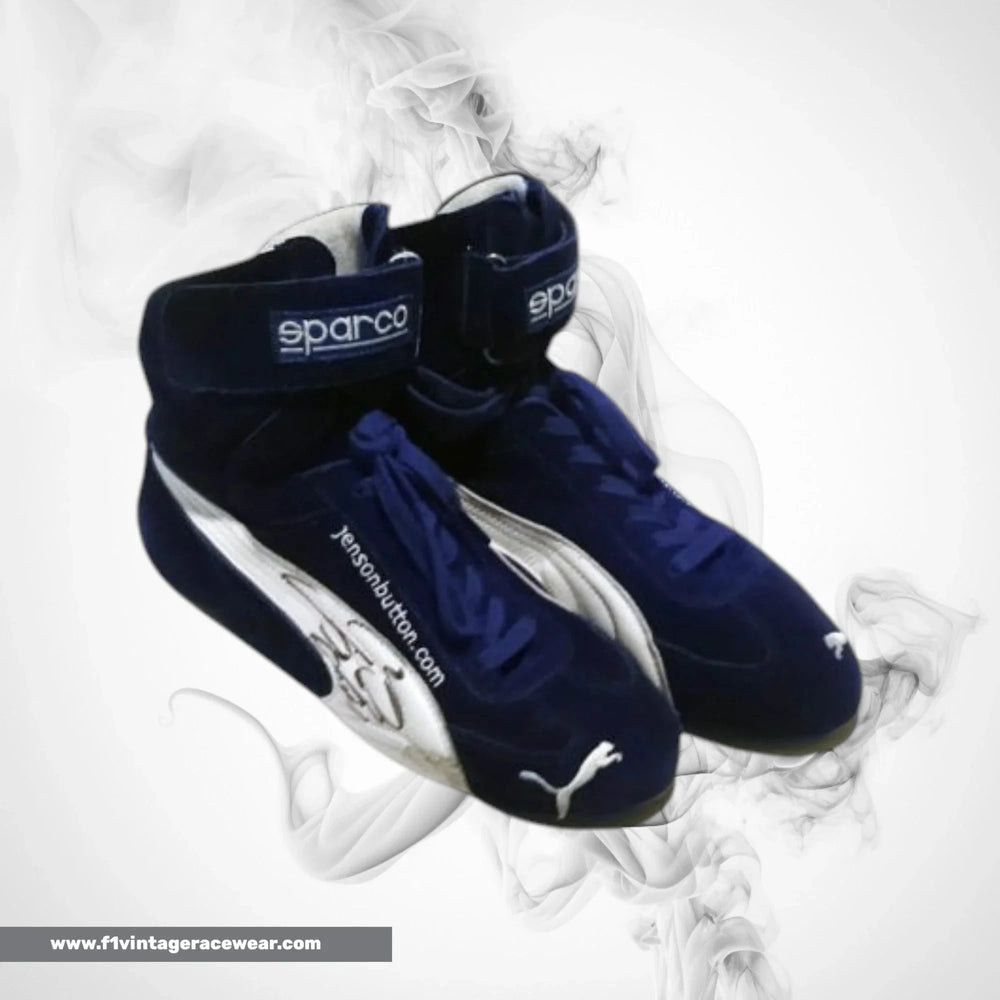 2001 Jenson Button Race Worn Benetton Formula 1 Boots