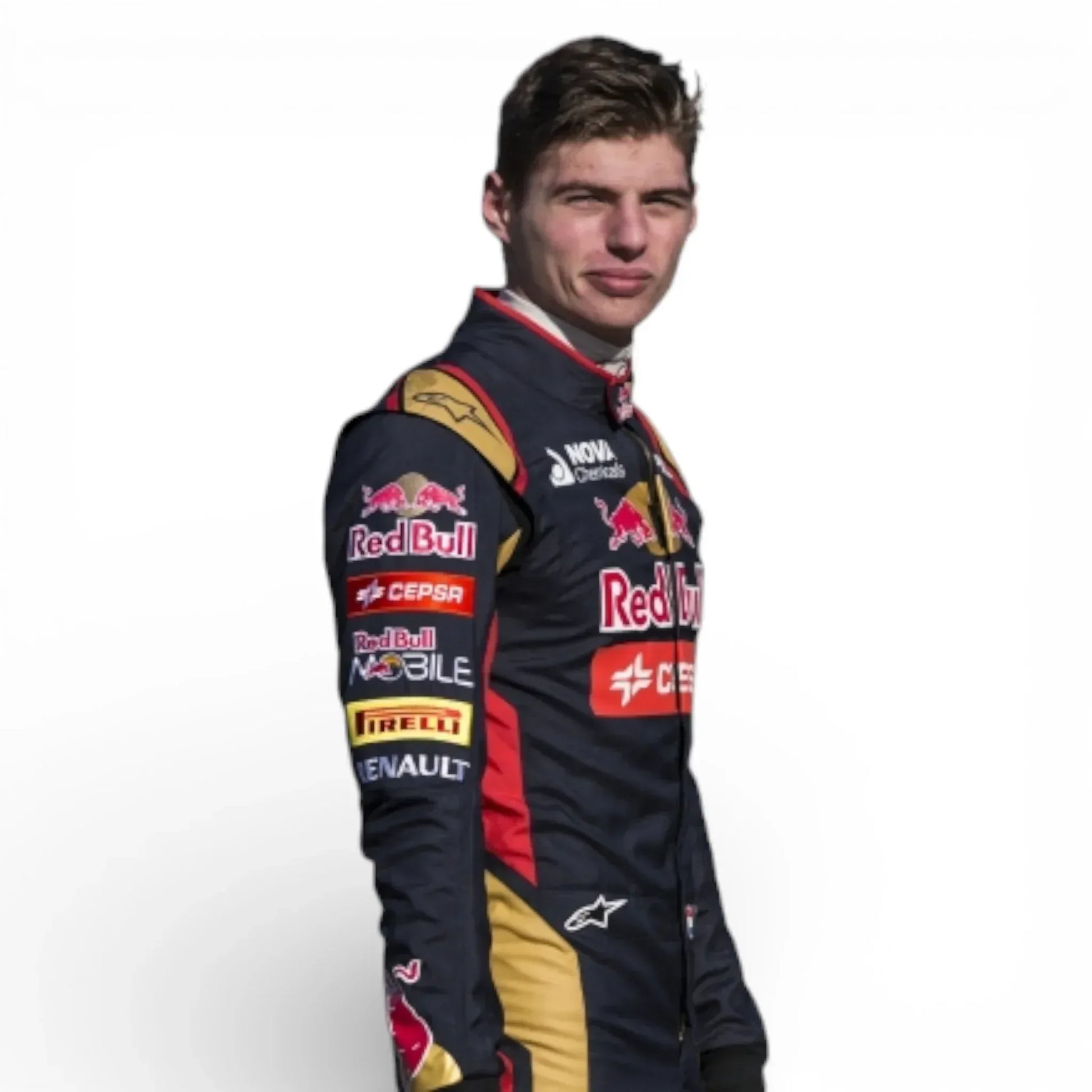 Max Verstappen 2015 Scuderia Toro Rosso Red Bull F1 Vintage Race Suit - Rustle Racegear