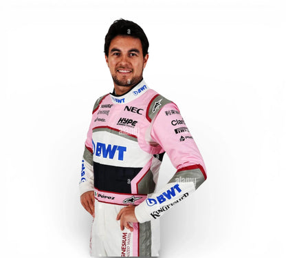 Sergio Pérez 2018 BWT Force India F1 Race Suit - Rustle Racegear