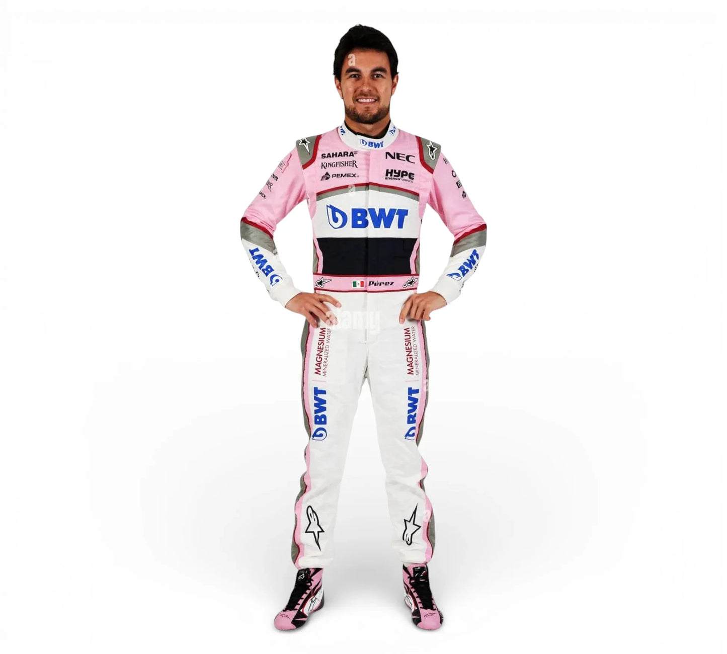 Sergio Pérez 2018 BWT Force India F1 Race Suit - Rustle Racegear