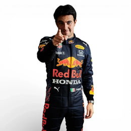 2021 Sergio Perez Red Bull Racing Honda Formula 1 Race Suit