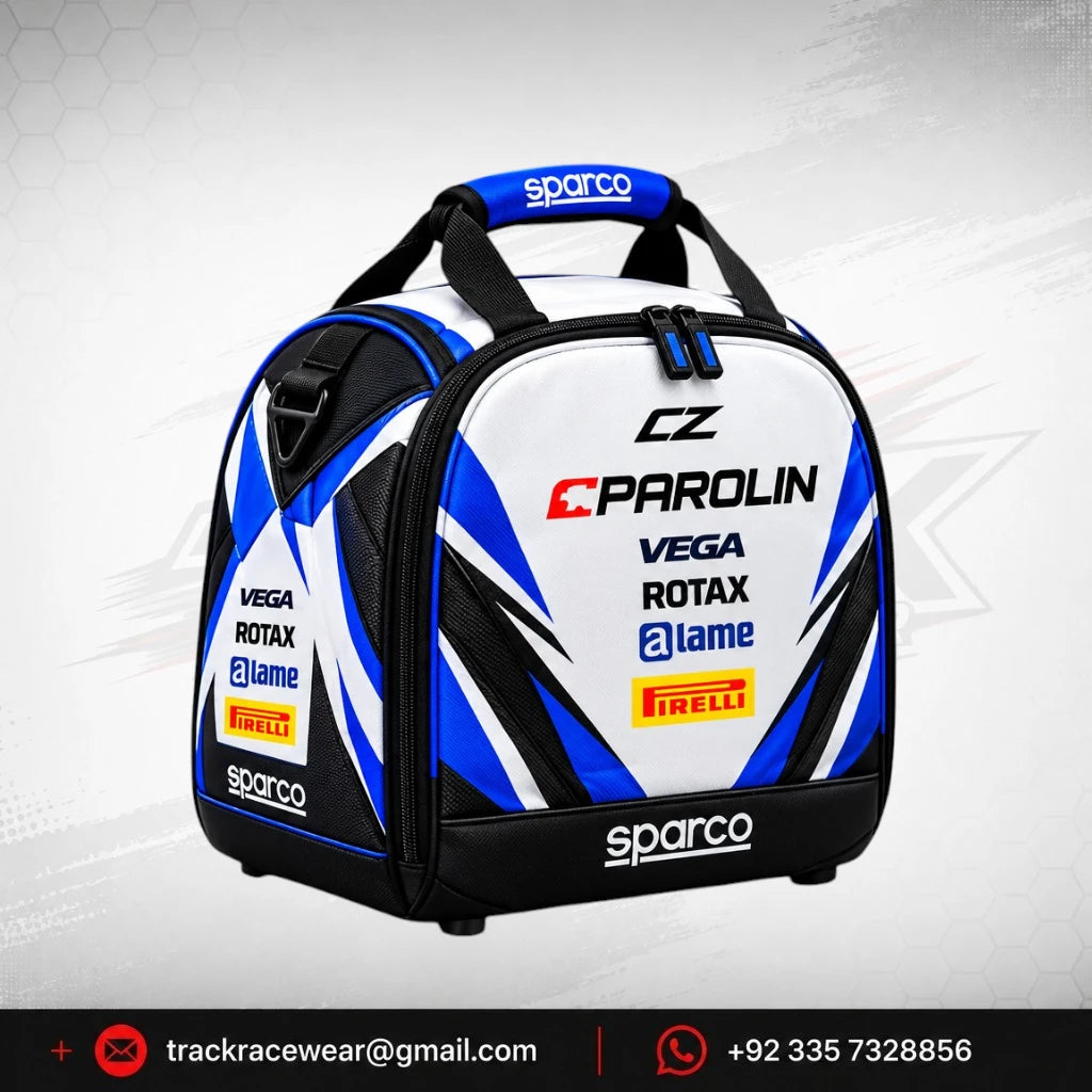 2021 Parolin Blue Racing Helmet Bag
