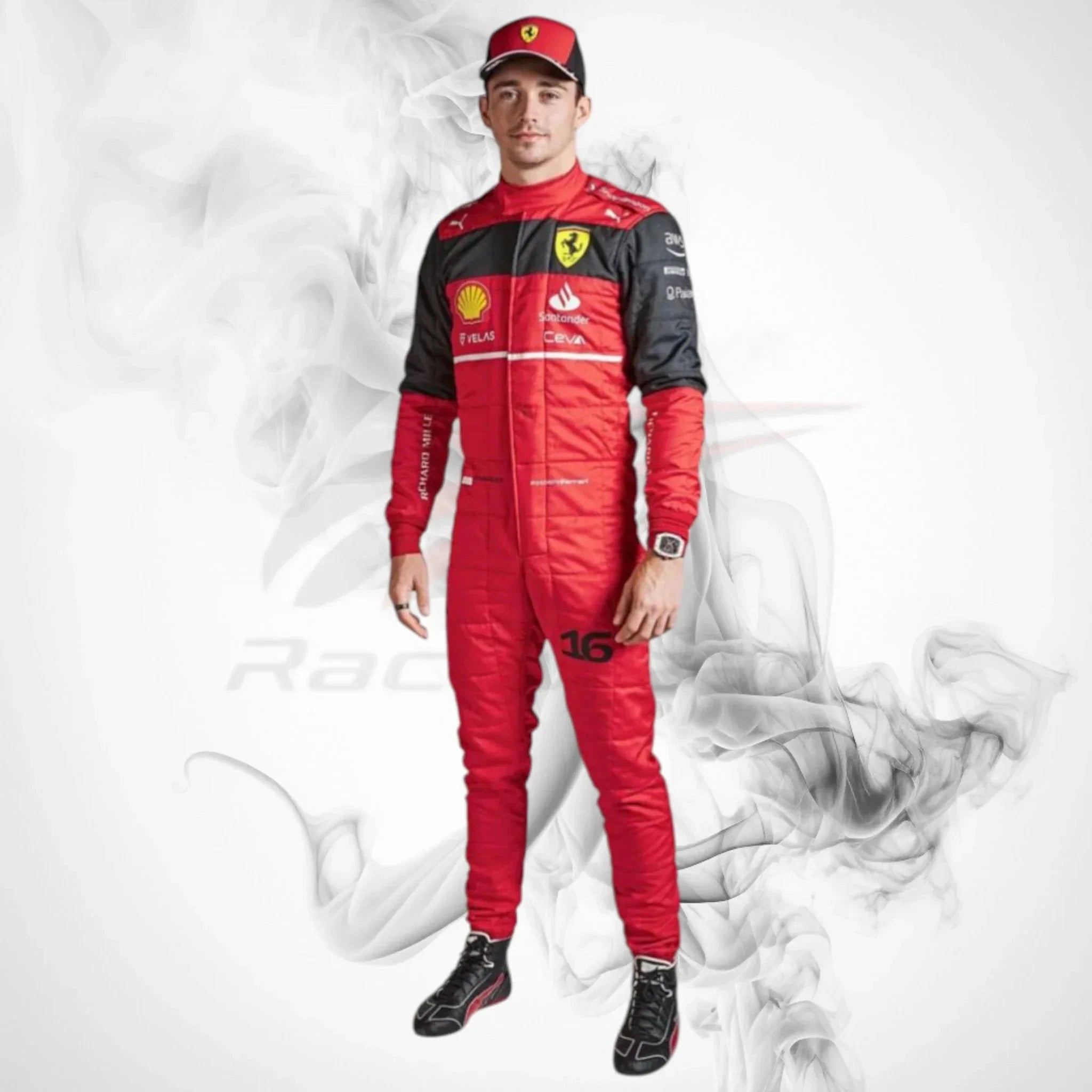 2022 Charles Leclerc Formula 1 Ferrari Team Race Suit