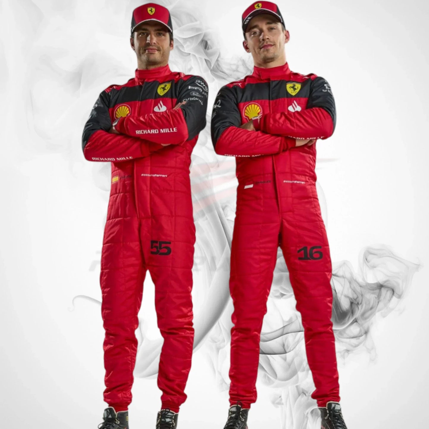 2022 Charles Leclerc Formula 1 Ferrari Team Race Suit