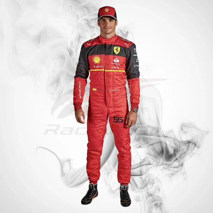2022 Carlos Sainz Formula 1 Ferrari Team Race Suit