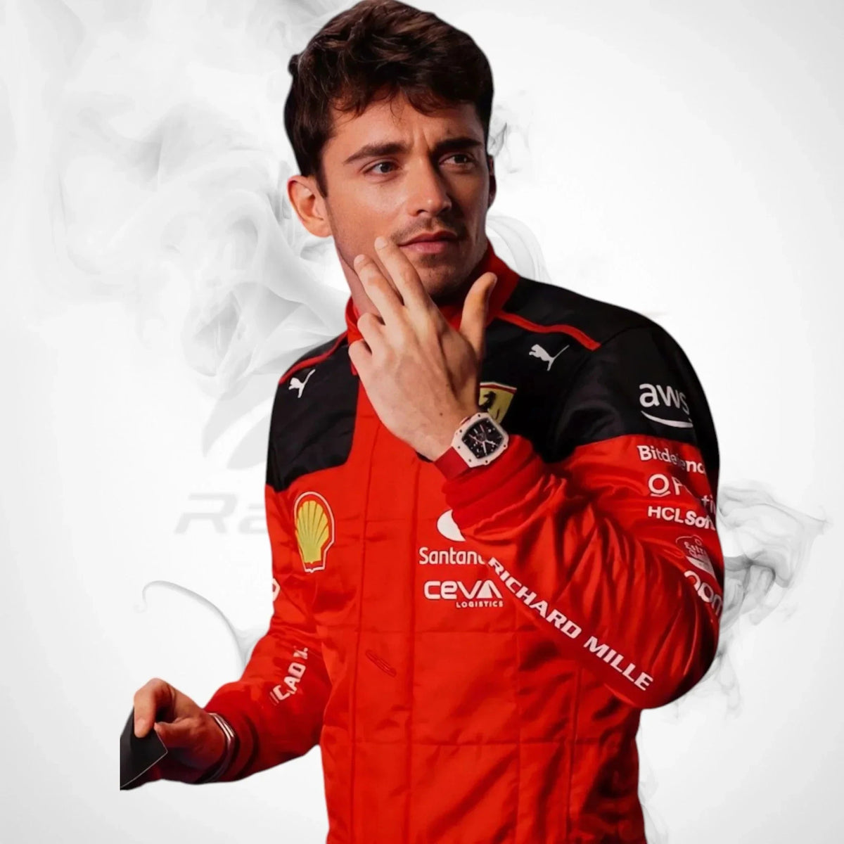 2023 Charles Leclerc Ferrari F1 Race Suit Replica