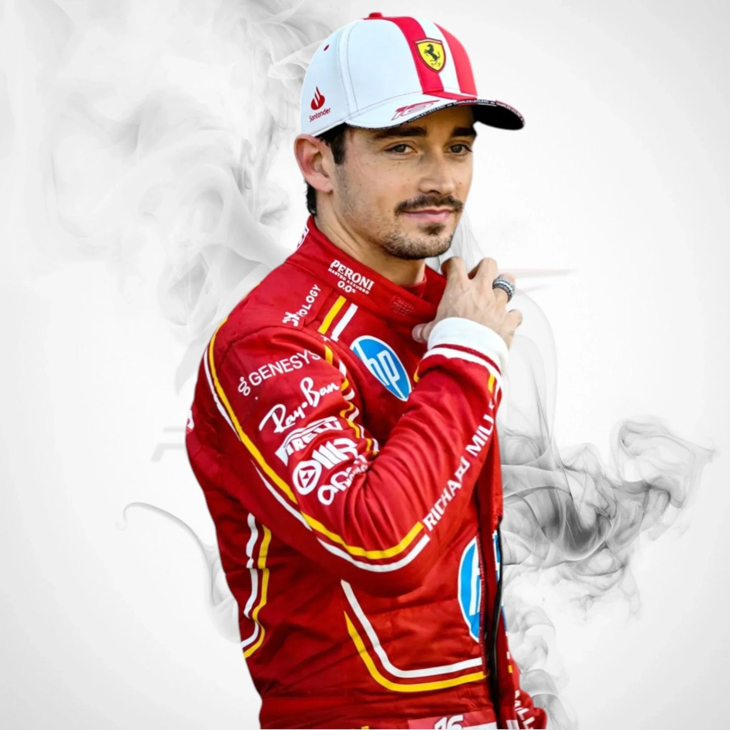 2024 Charles Leclerc Ferrari F1 Race Suit | Monaco GP