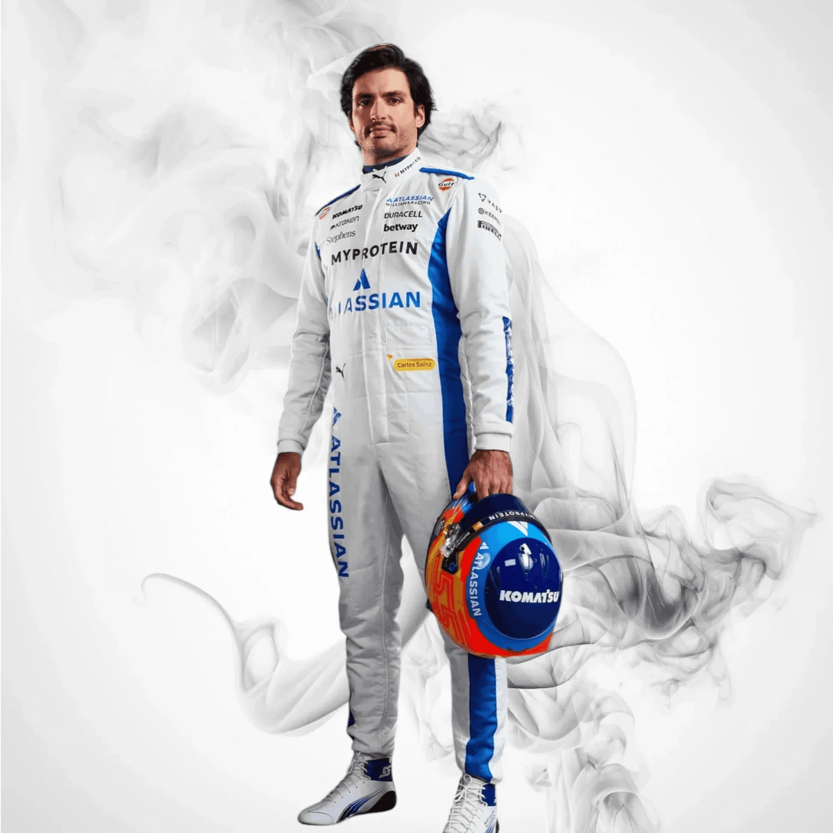 2025 Carlos Sainz Williams F1 Race Suit Replica