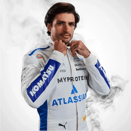 2025 Carlos Sainz Williams F1 Race Suit Replica