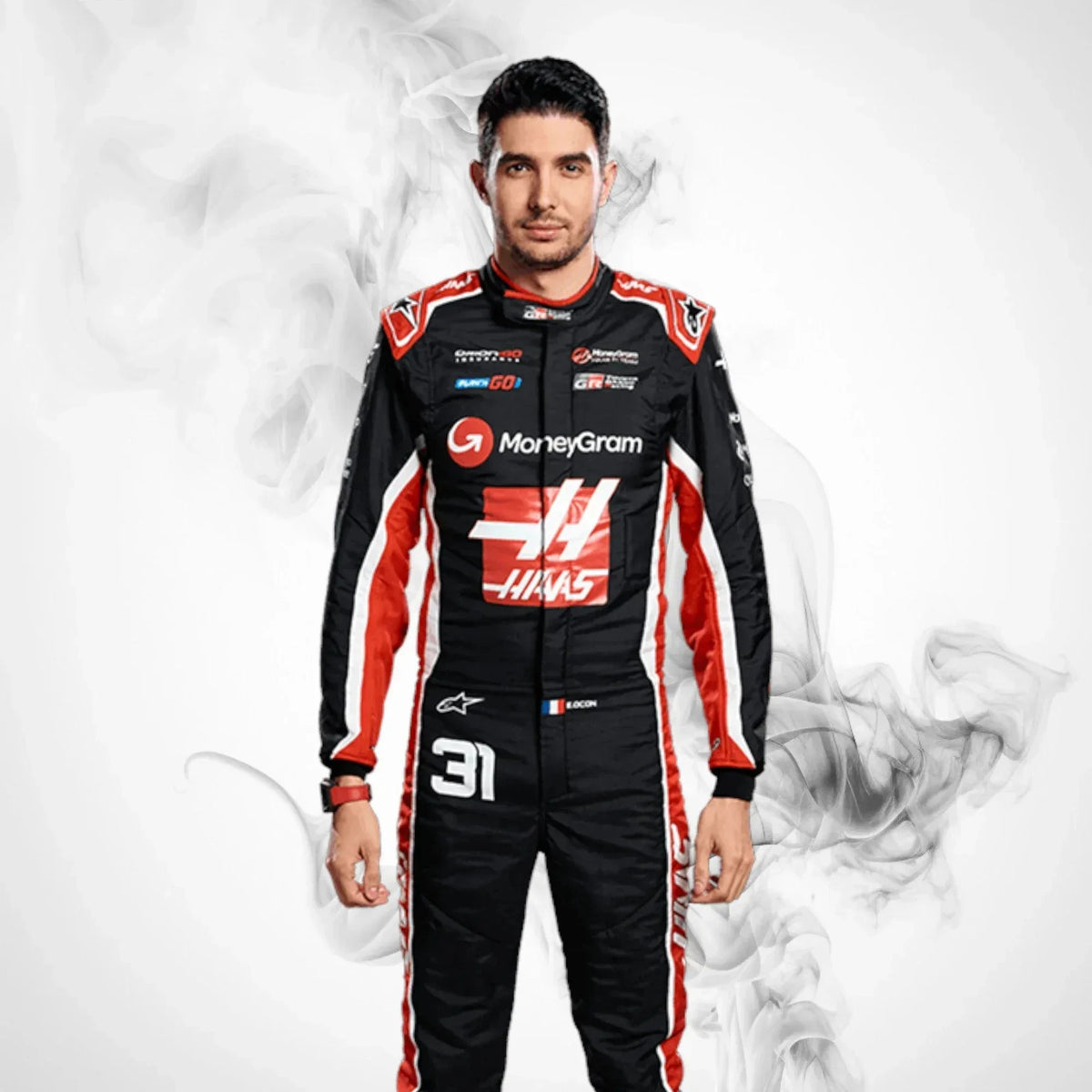 2025 Esteban Ocon Haas F1 Team Race Suit Replica