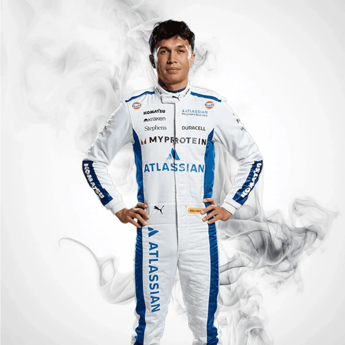 2025 F1 Racing Costume Replica | Williams – Albon & Sainz