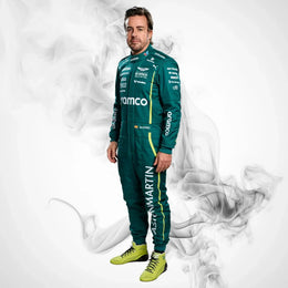 2025 Fernando Alonso Aston Martin F1 Race Suit Replica