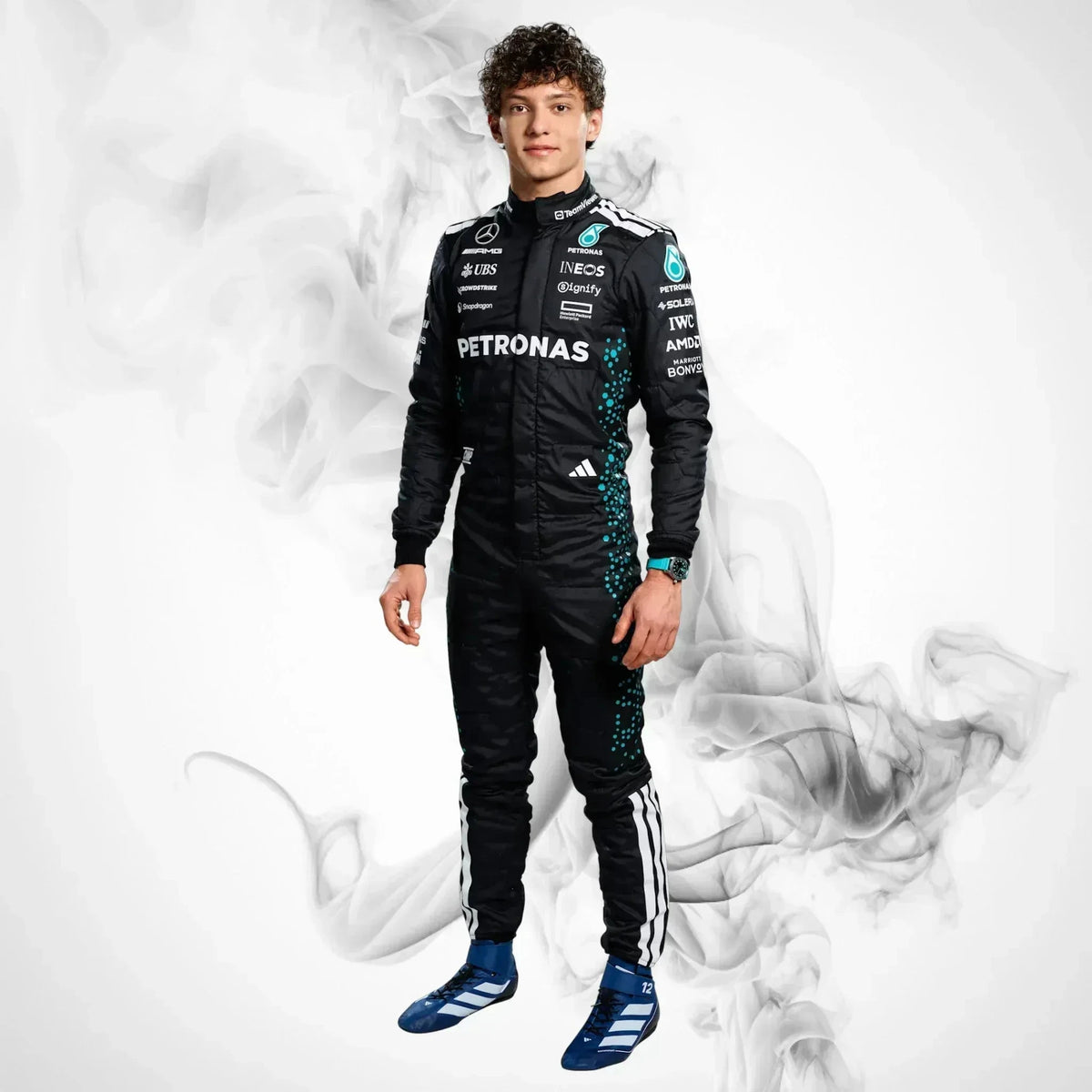 2025 Kimi Antonelli Mercedes F1 Race Jumpsuit Replica