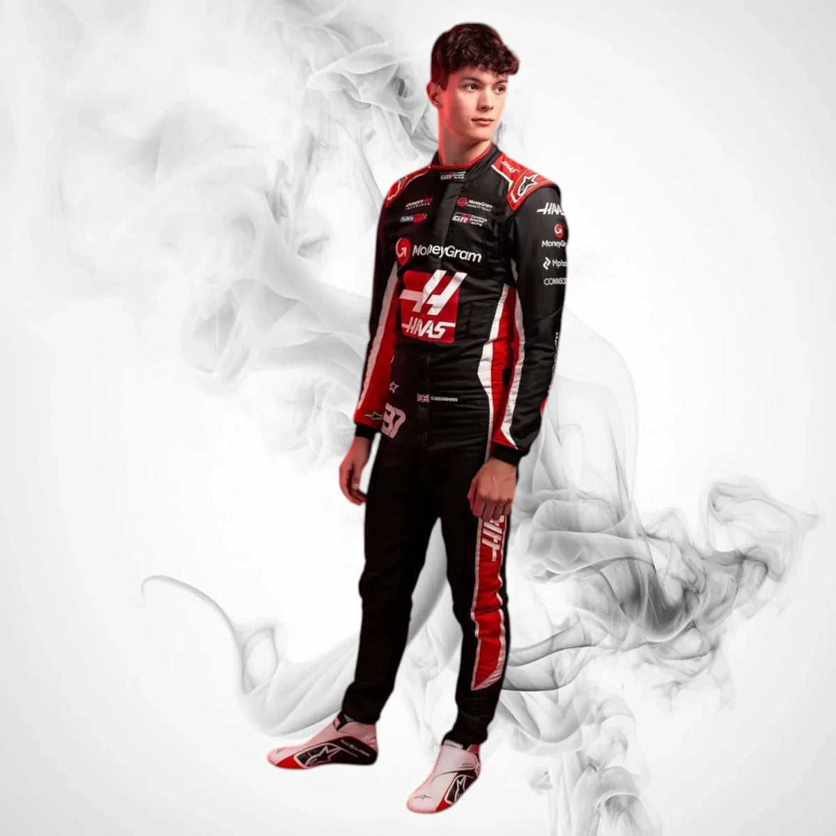 2025 Oliver Bearman Haas F1 Team Race Suit Replica