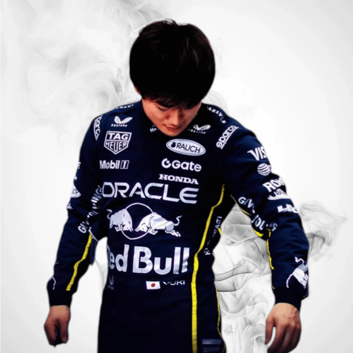 2025 Yuki Tsunoda Red Bull Racing Singapore GP F1 Team Race Suit
