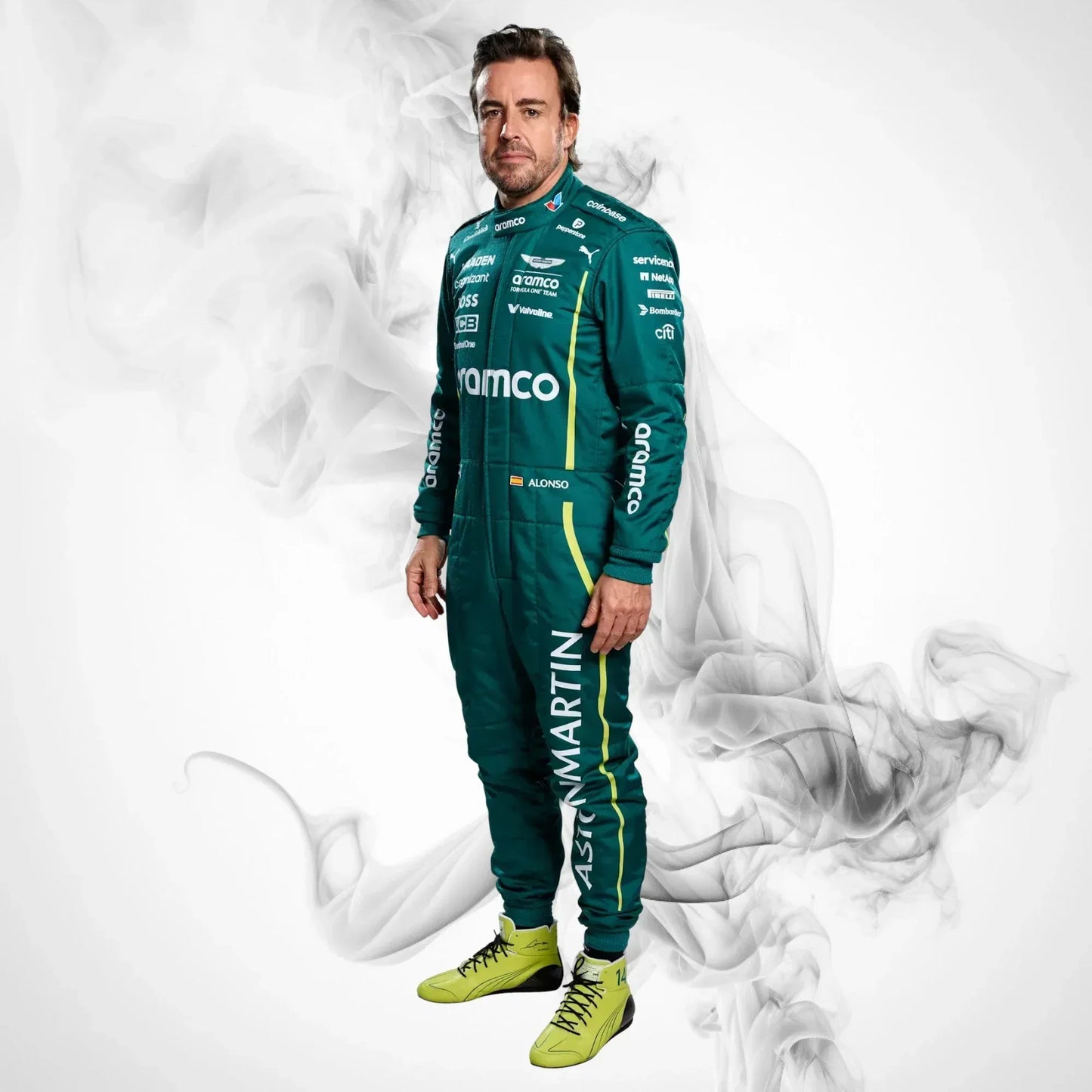 Aston Martin 2025 F1 Racing Team Suit | Fernando Alonso, Lance Stroll - Rustle Racegear