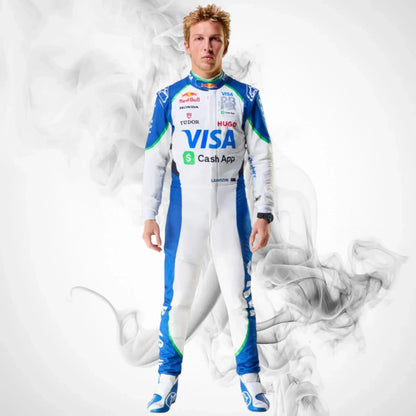 2025 Racing Bulls F1 Driver Costumes | Liam Lawson & Isack Hadjar - Rustle Racegear