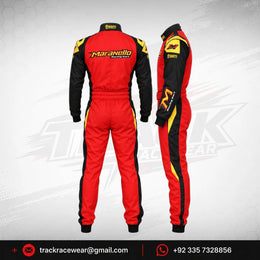 2025 Maranello Red Black Racing Kart Suit