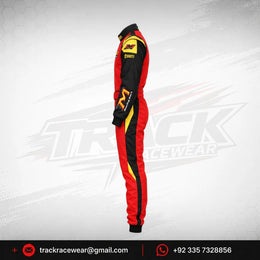 2025 Maranello Red Black Racing Kart Suit
