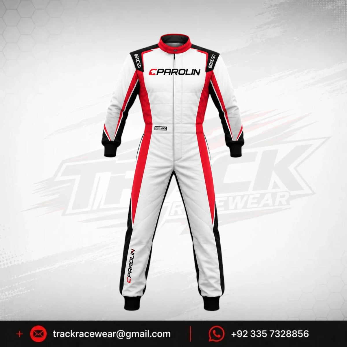 2025 Parolin Red Core Kart Suit