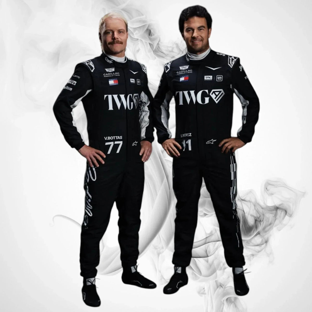 2026 Cadillac F1 Racing Jumpsuit Replica | Sergio Perez & Valtteri Bottas