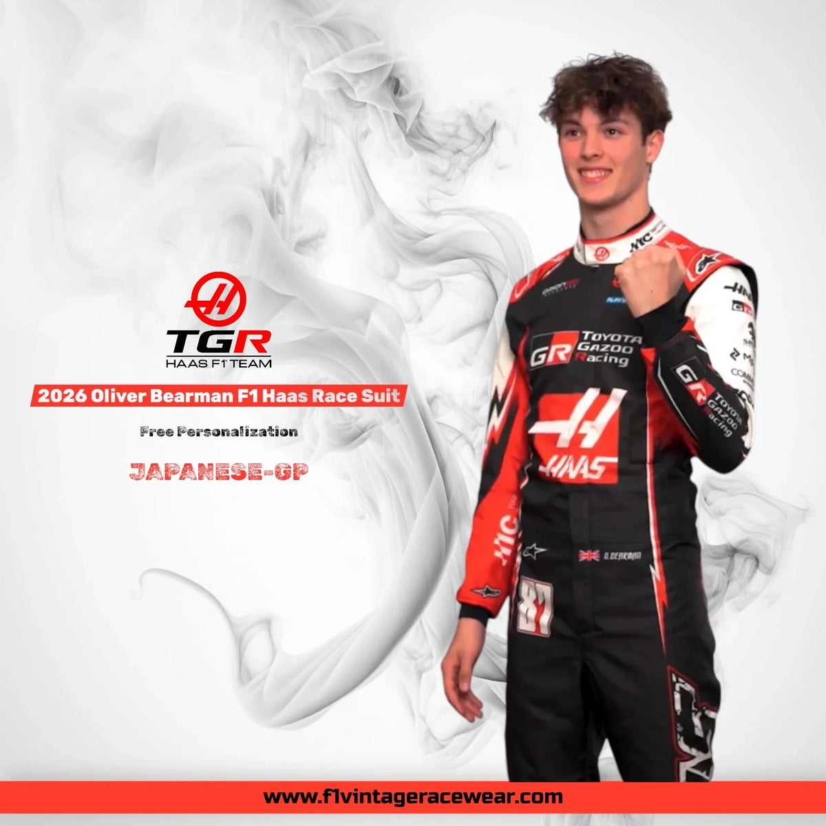 2026 Haas F1 Driver Suit – Japanese GP New Edition