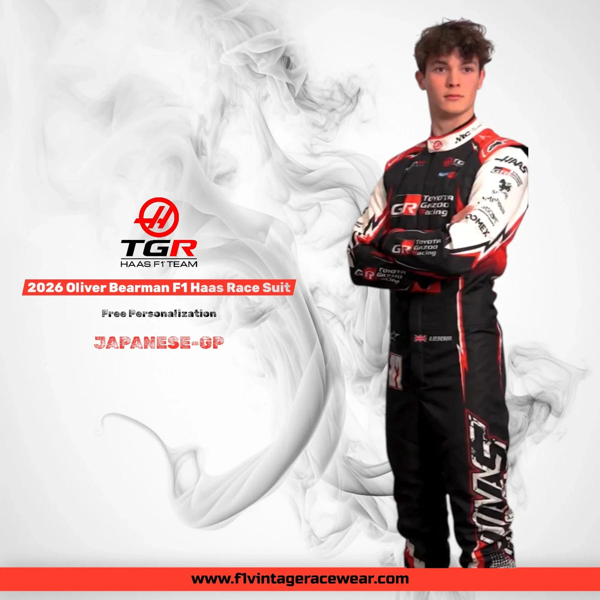 2026 Haas F1 Driver Suit – Japanese GP New Edition