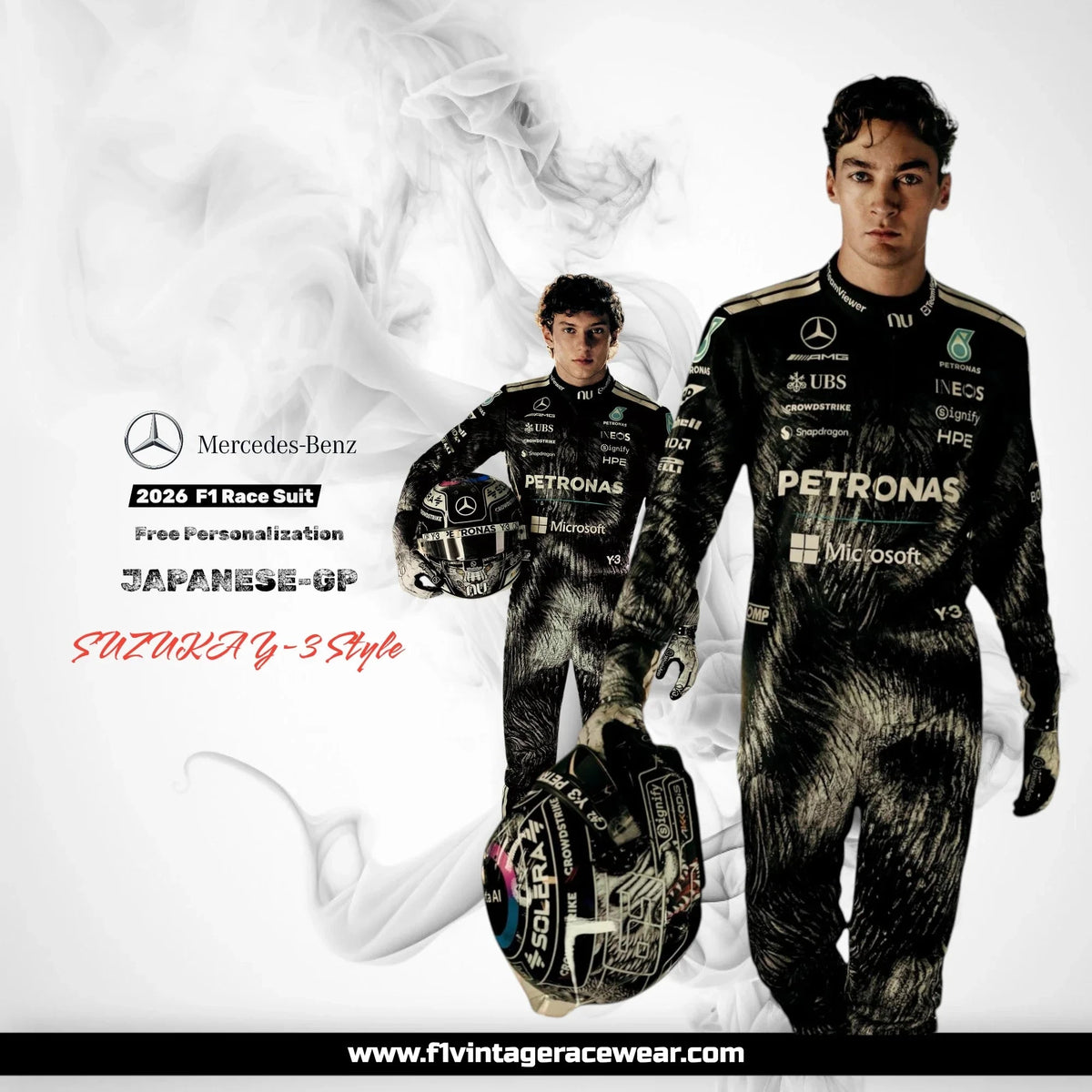 2026 Mercedes-AMG Petronas F1 Suit – Japanese GP Unique Edition