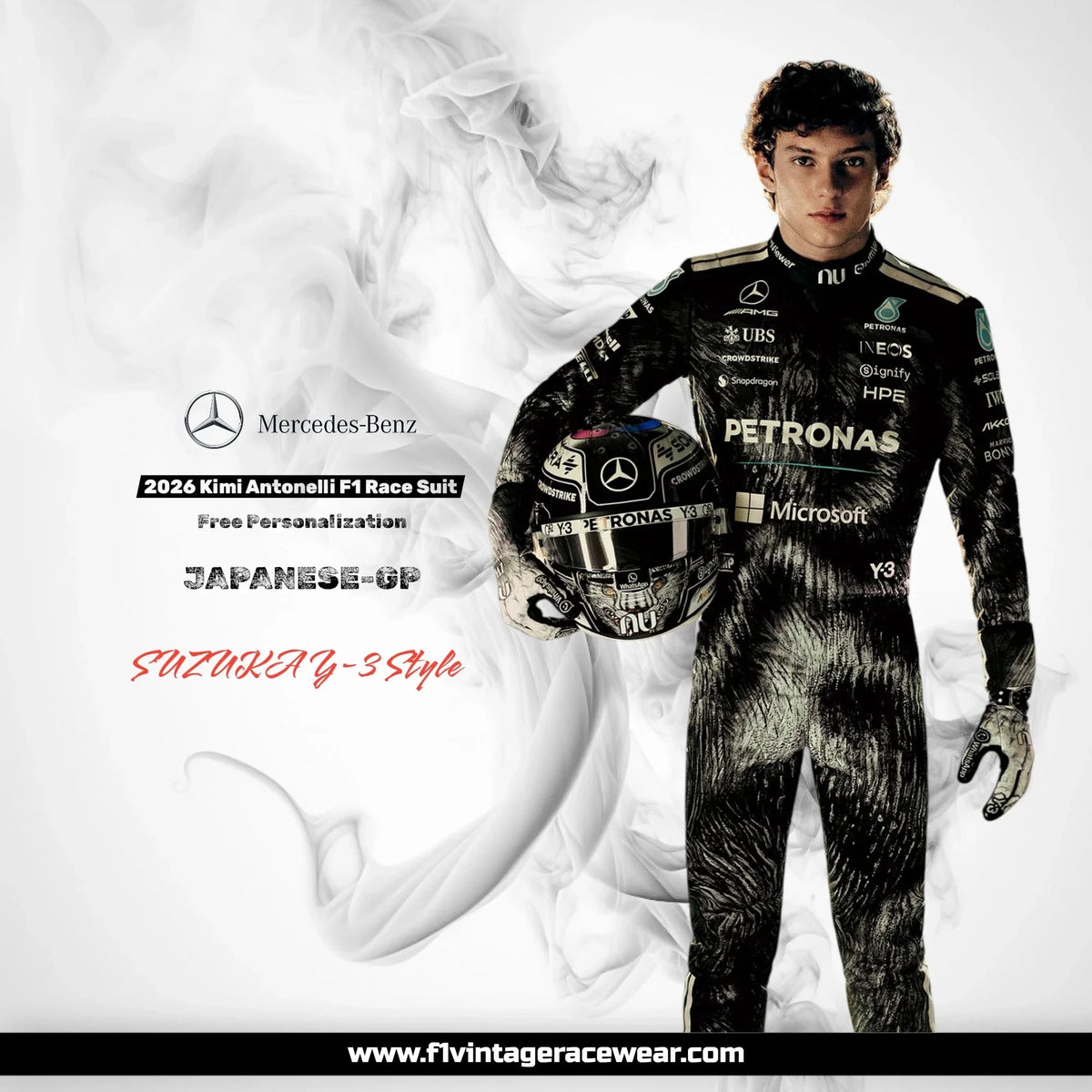 2026 Mercedes-AMG Petronas F1 Suit – Japanese GP Unique Edition