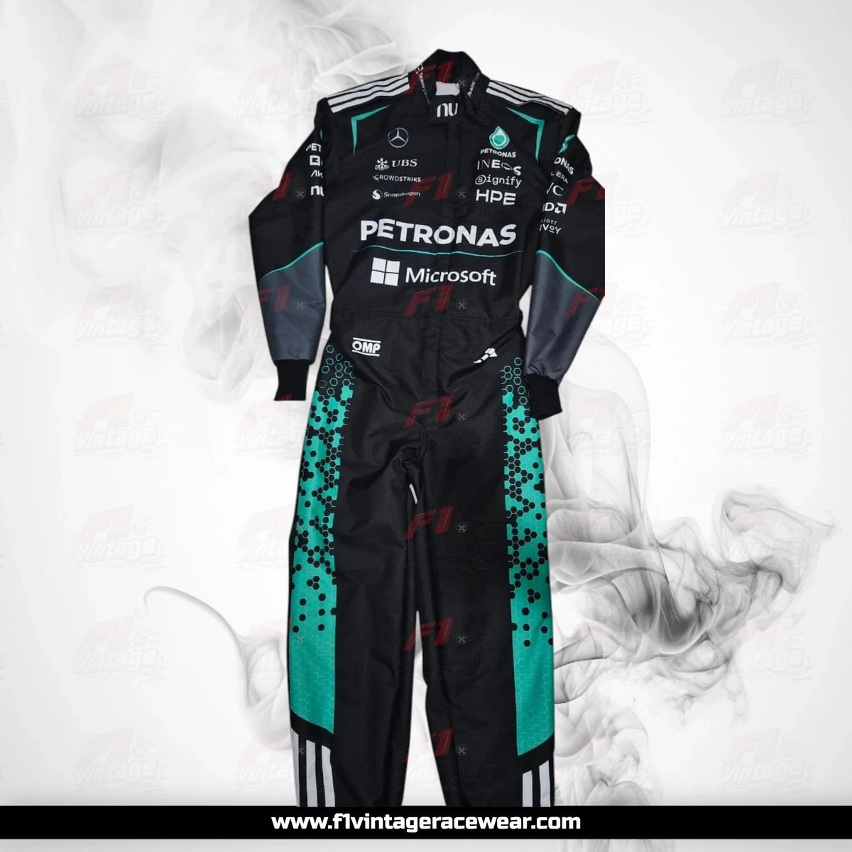 2026 Mercedes F1 Driver Racing Replica Suit | Kids & Adults