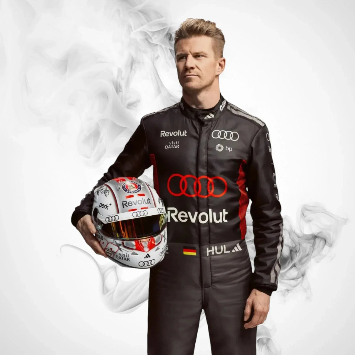 2026 Nico Hülkenberg Audi F1 Team Race Suit Replica – Kids & Adults