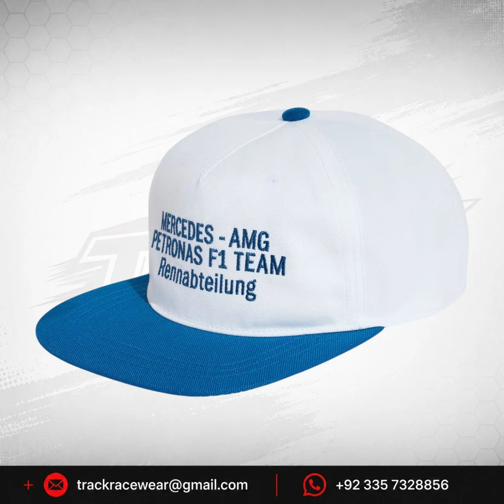 Mercedes - AMG Petronas F1 Special Edition Silverstone Blue Wonder Team Hat - White