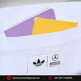 Mercedes - AMG Petronas F1 Special Edition Silverstone Blue Wonder Tote Bag - White