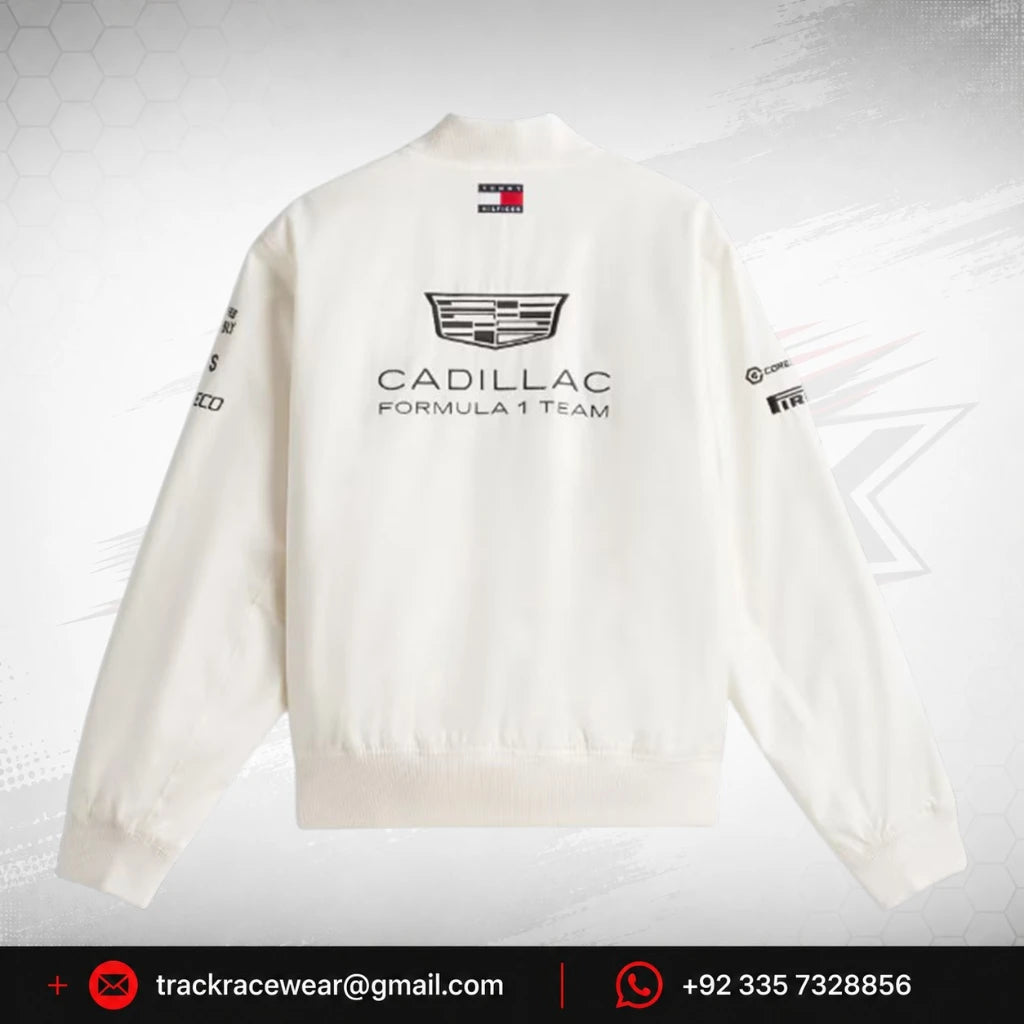 Cadillac F1 Racing 2026 Special Edition Silverstone GP Team Jacket - White