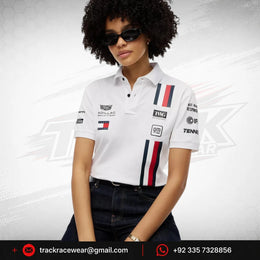 Cadillac F1 Racing 2026 Special Edition Silverstone GP Team Polo Shirt - White