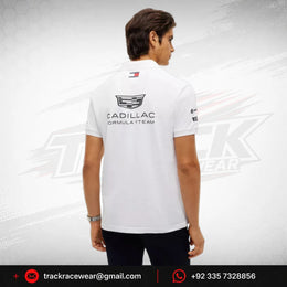 Cadillac F1 Racing 2026 Special Edition Silverstone GP Team Polo Shirt - White