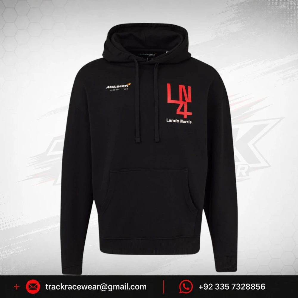 McLaren F1 Lando Norris Silverstone Drivers Hoodie - Black