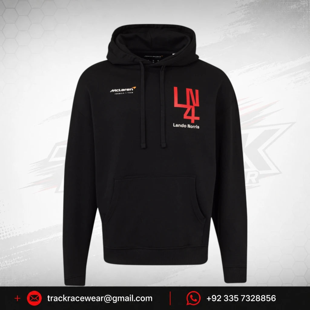 McLaren F1 Lando Norris Silverstone Drivers Hoodie - Black