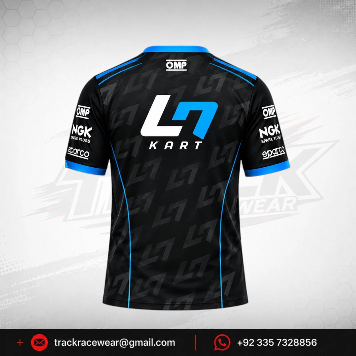 2026 LN Kart Black Pattern Racing Shirt