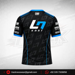 2026 LN Kart Black Pattern Racing Shirt