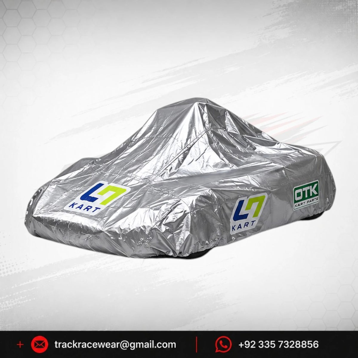 2026 LN Kart Silver Protective Kart Cover
